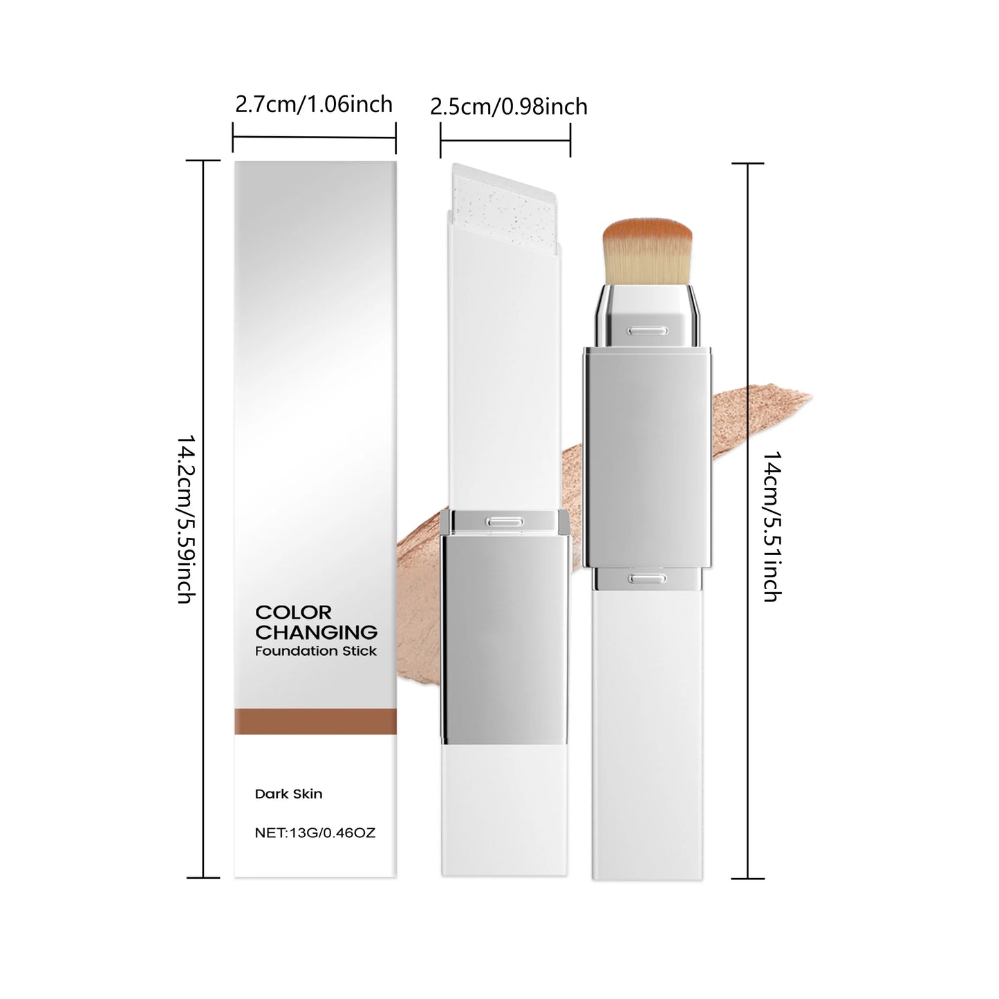 Korean Color-Changing Foundation Stick