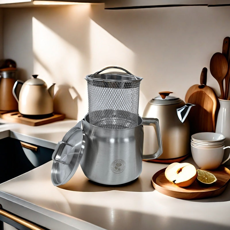 Premium 304 Stainless Steel Fryer – Timeless Design, Lasting Quality