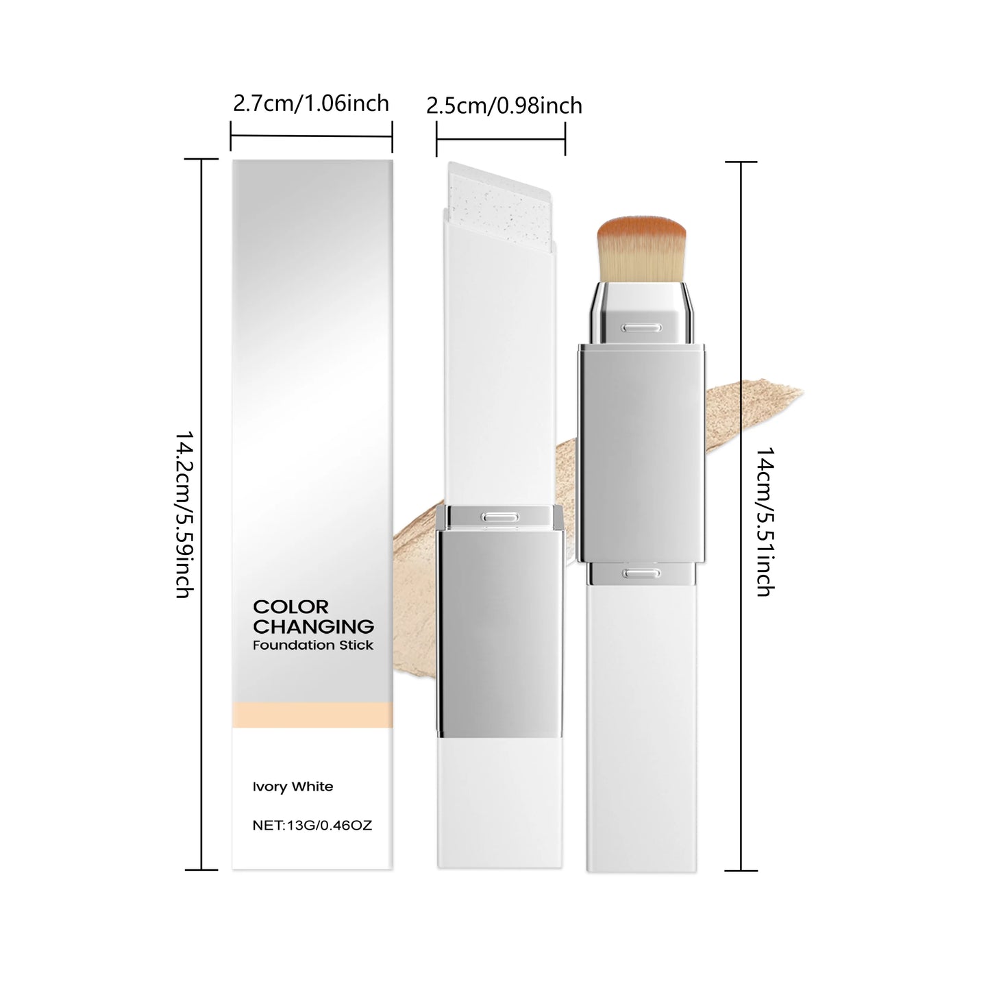 Korean Color-Changing Foundation Stick