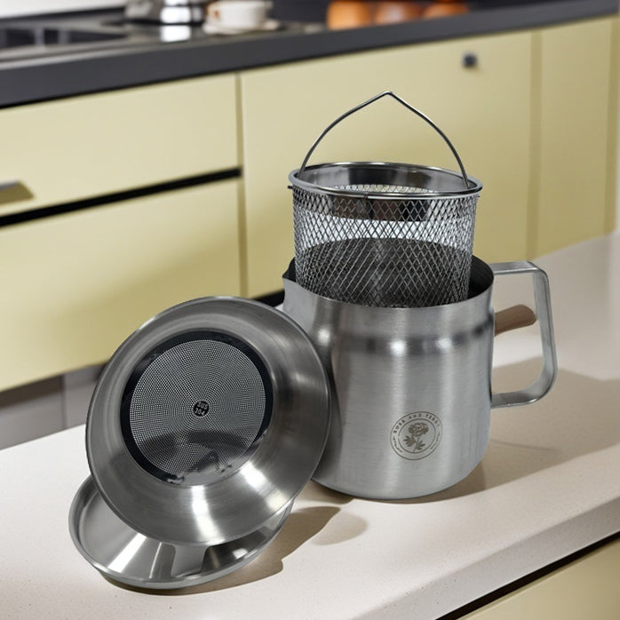 Premium 304 Stainless Steel Fryer – Timeless Design, Lasting Quality